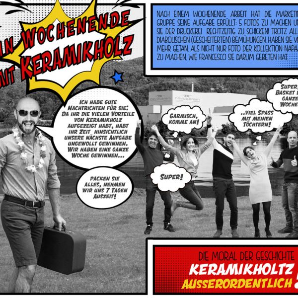 Ein wochenende mit Keramikholz