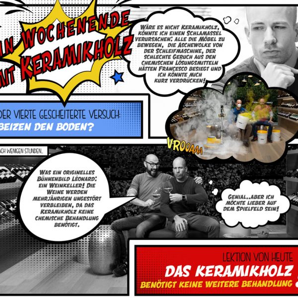 Ein wochenende mit Keramikholz