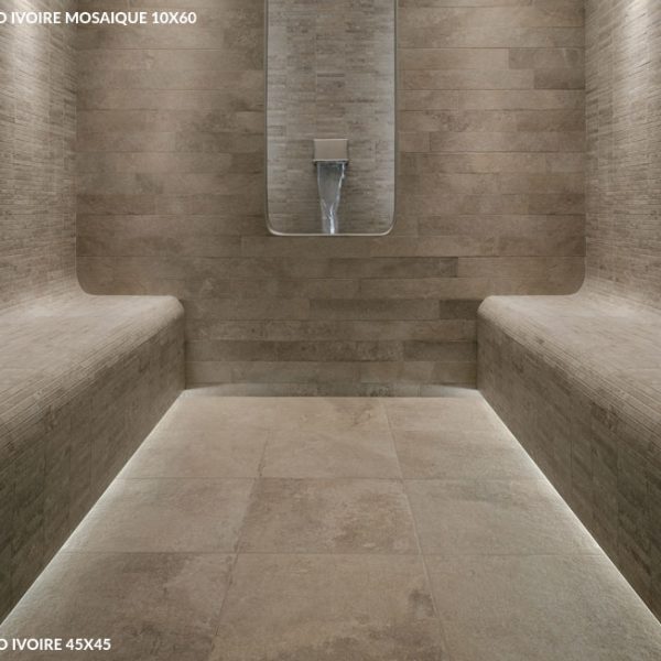 Geo Ivoire 45x45 Mosaique 10x60