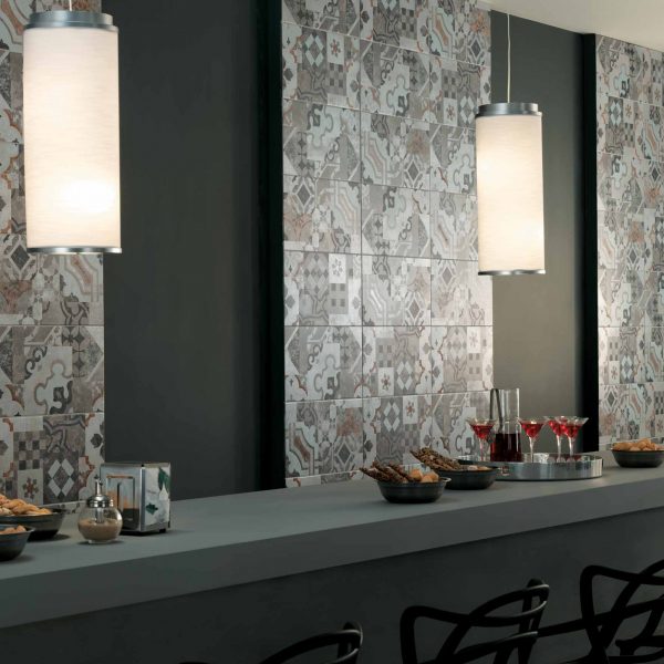 Patchwork 22,5x45 - Zementfliesen