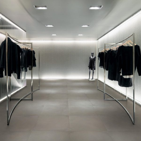 Ciment Chrome 60x60 - Fliesen aus Feinsteinzeug für Gewerbebereiche