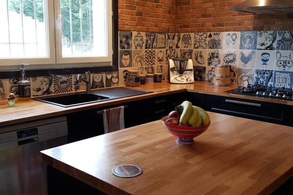 Indigo-Küche im Industriestil Indigo-Küche im Industriestil