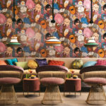 Kawaii Küchenfliesen Effekt Wallpaper 80x80