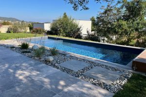 Komplette Außenanlage mit Solithe – Dépio x Cédric Pierre Paysage