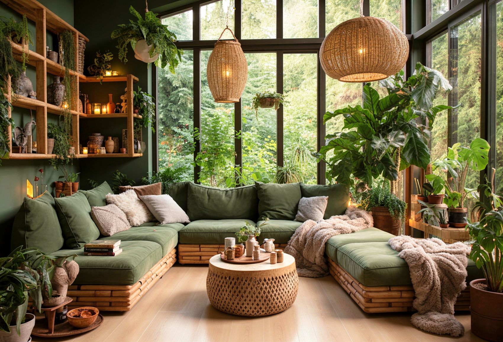 Biophilic  Design  Wohnzimmer