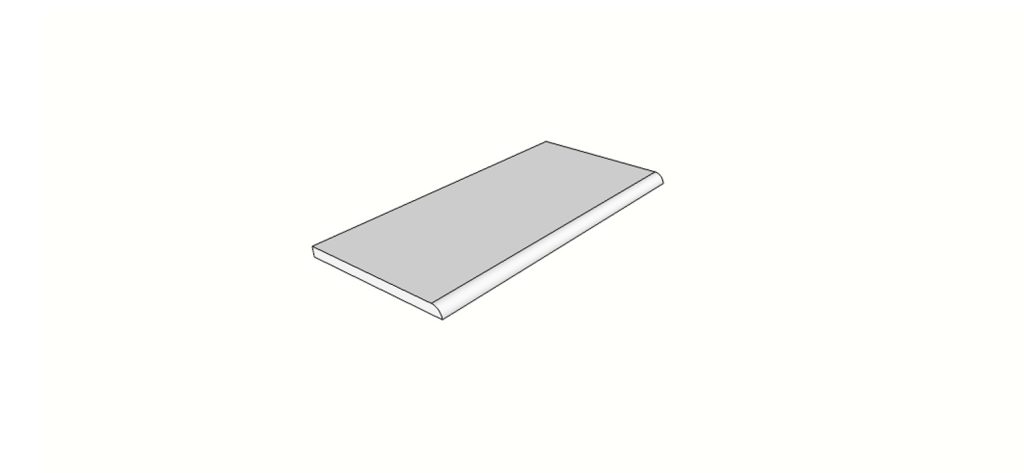 Randstein mit 1/4 abgerundeter Kante <span style="white-space:nowrap;">30x60 cm</span> &nbsp; <span style="white-space:nowrap;">st. 20mm</span>