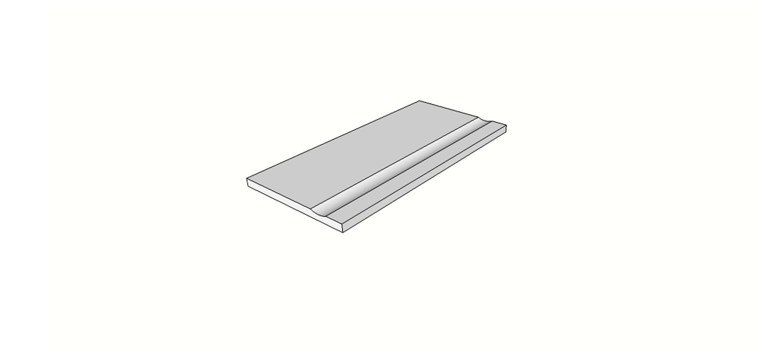 Randstein mit gerader Kante und Rille <span style="white-space:nowrap;">30x60 cm</span> &nbsp; <span style="white-space:nowrap;">st. 20mm</span>